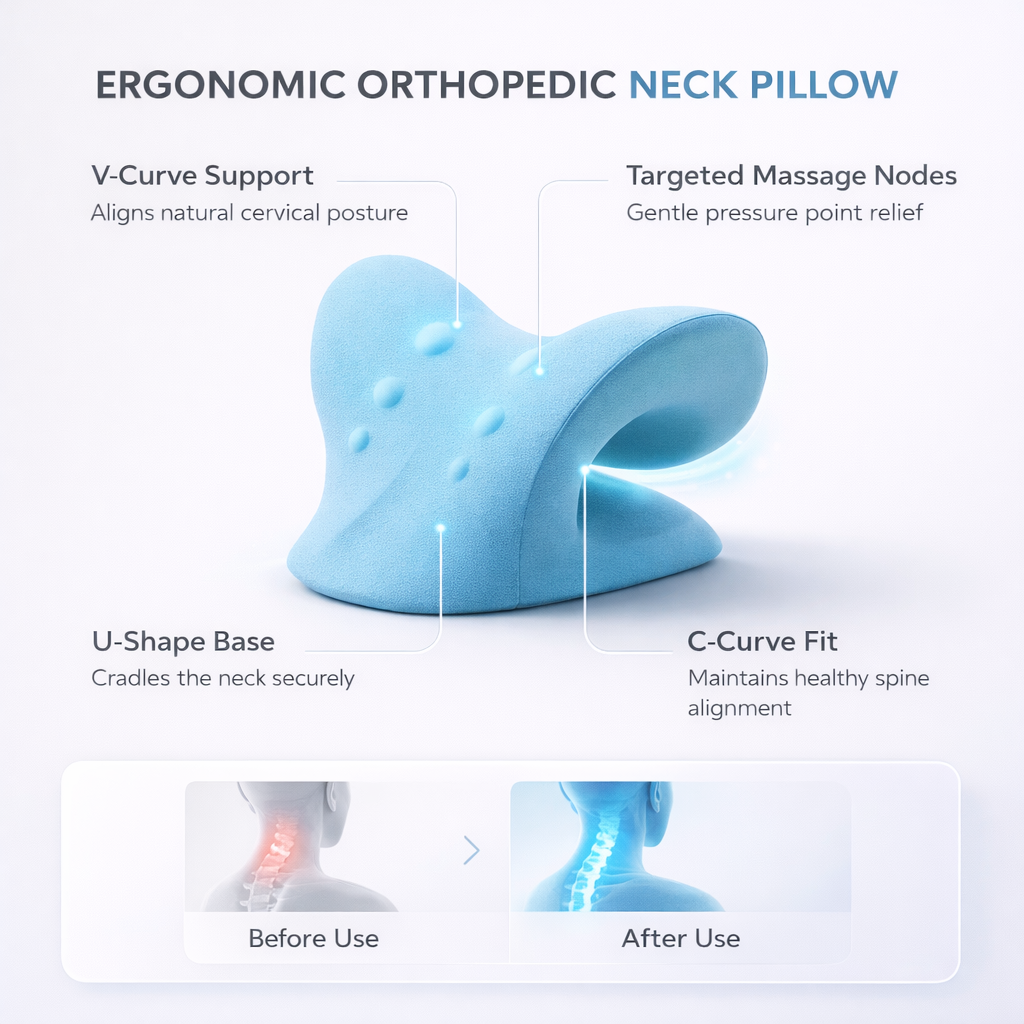 Neck and Shoulder Relaxer For Cervical Spine Alignment